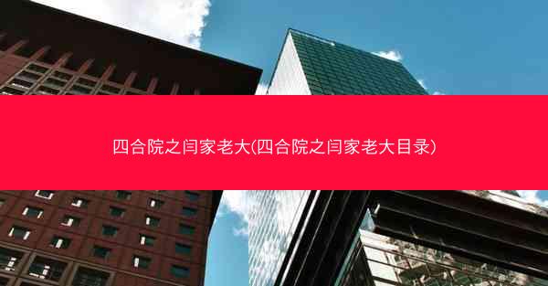 四合院之闫家老大(四合院之闫家老大目录)