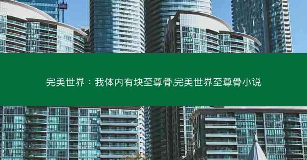 完美世界：我体内有块至尊骨,完美世界至尊骨小说